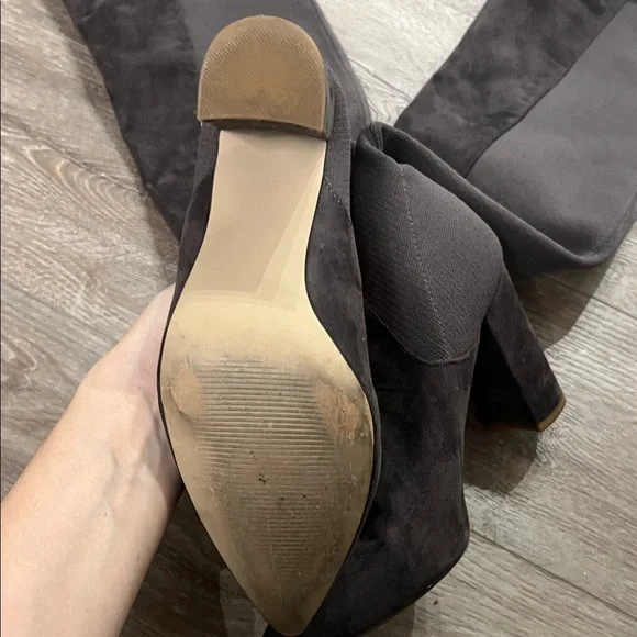 Steve Madden Gray Over-the-Knee Boots Size 8 - Picture 7 of 7
